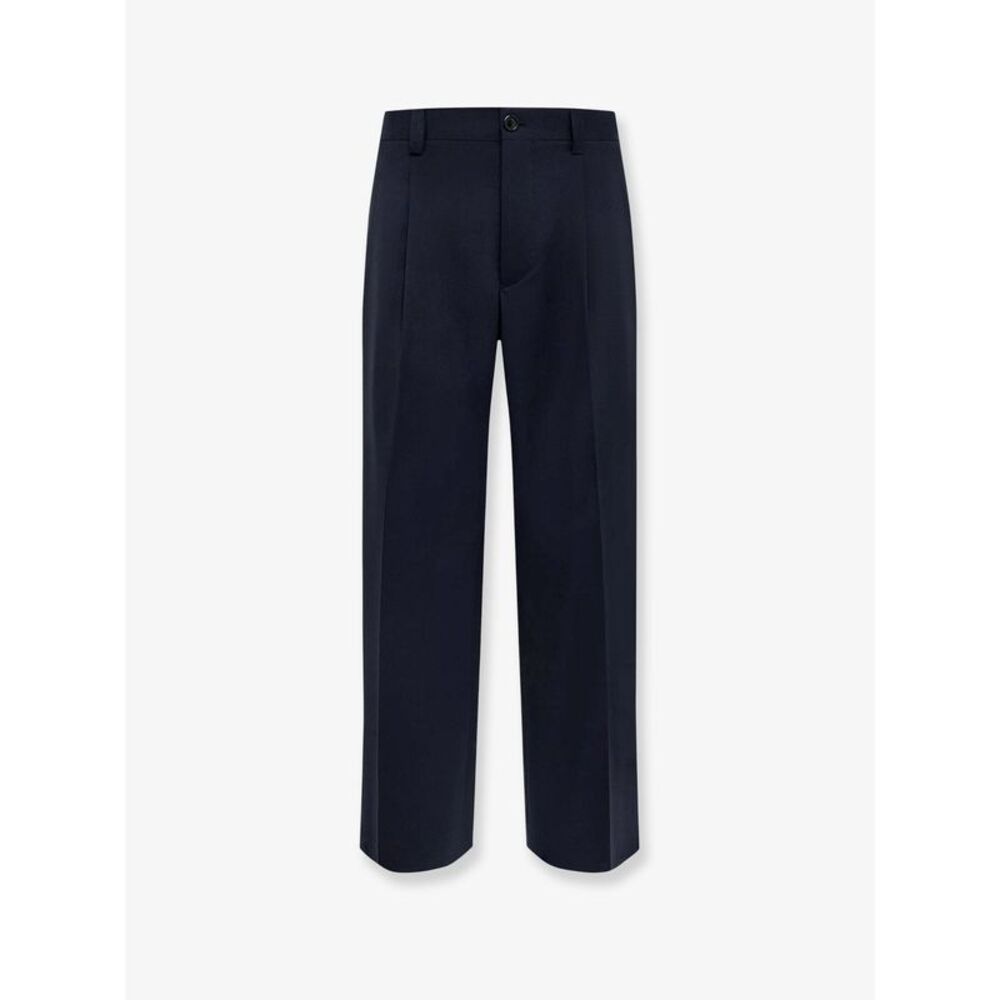 Laneus Men Virgin Wool Blend Trousers